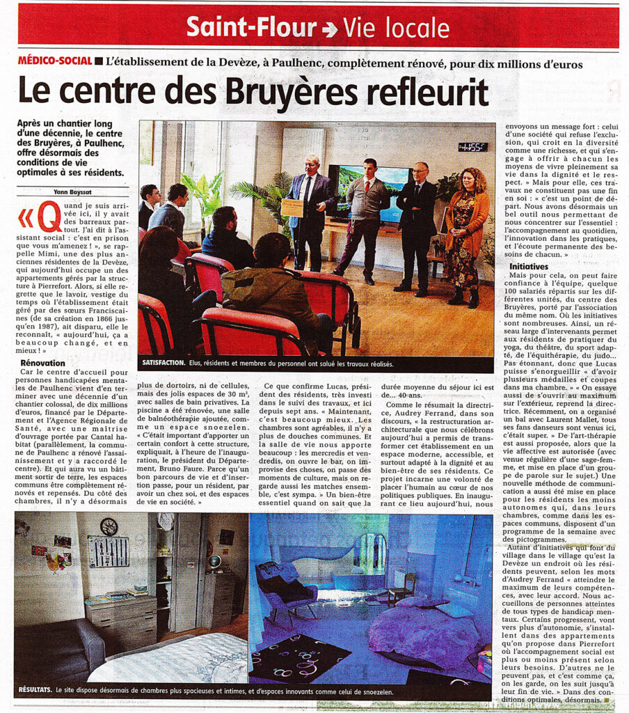 La Devèze fait peau-neuve